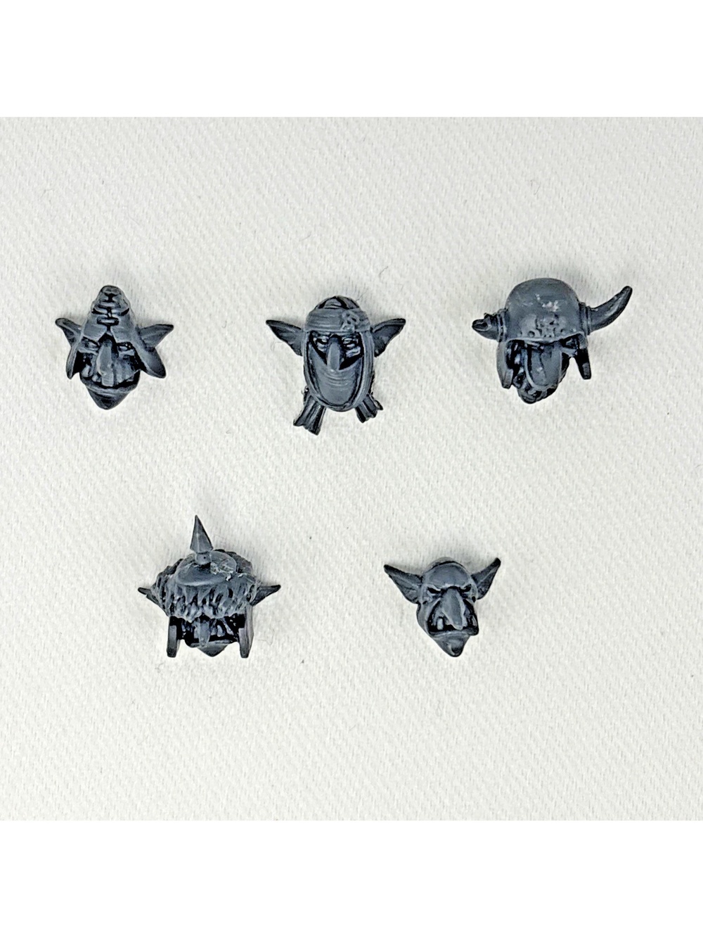 Warhammer 40k Ork Gretchin Heads x 5 Head Bits OOP